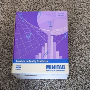 Minitab User Guide And CDs, Statistical Software